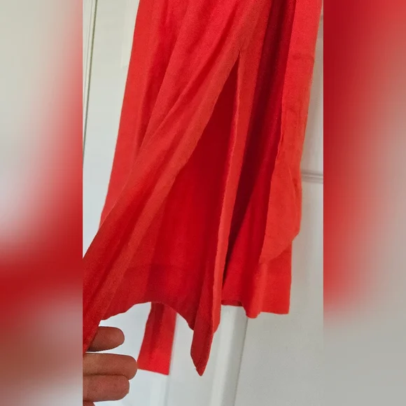 BNWT Red Linen Shirt Dress - Picture 6 of 12